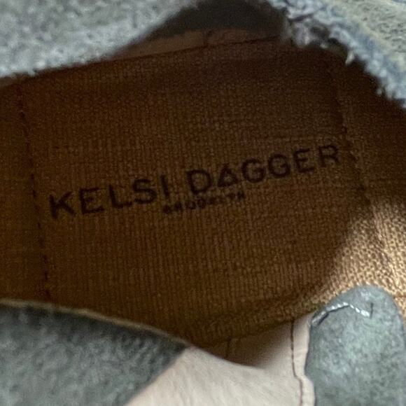 Kelsi Dagger Pine Latch Suede Leather Side Zip Ankle Bootie Women's Sz 5.5 NWOB - Picture 7 of 9